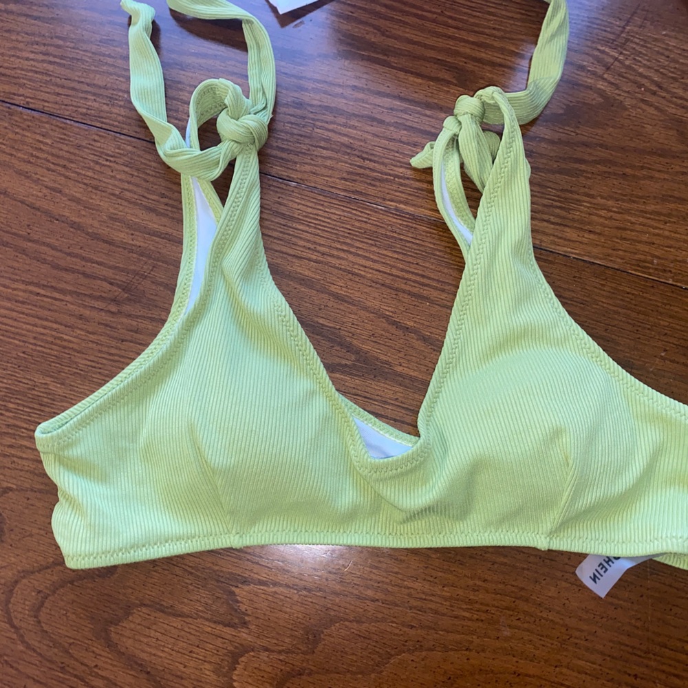 Shein mint green bikini top
